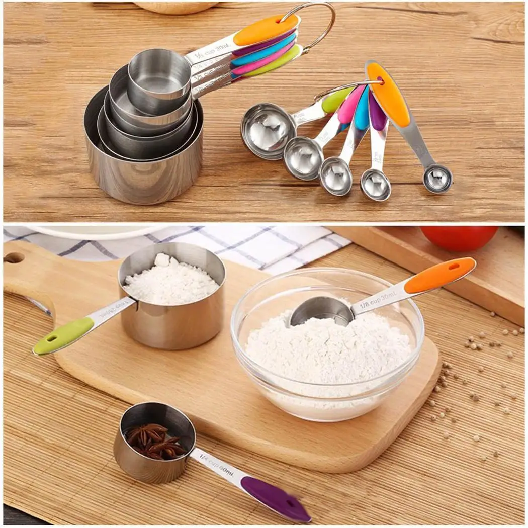 10 шт. Защита окружающей среды прочные мерные чашки инструменты ложки кухня | Дом и