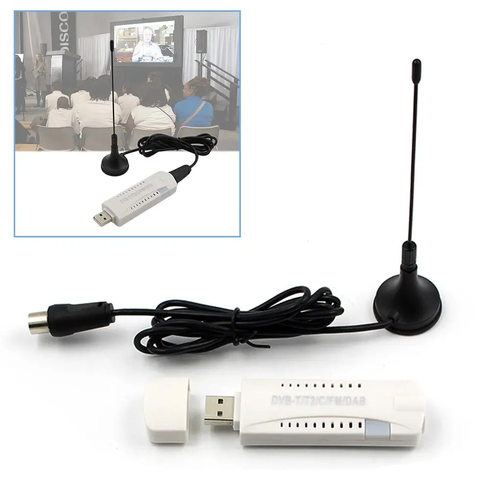 Новый цифровой USB TV Stick FM + DAB DVB-T T2 компьютерный терминал ТВ адаптер сигнала