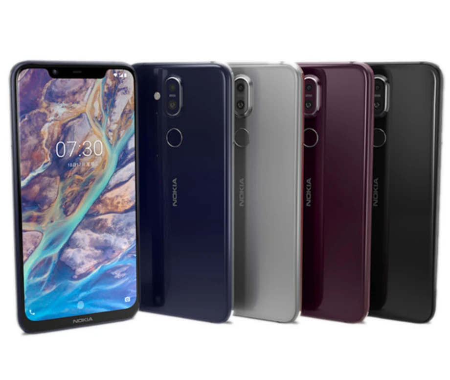 Разблокированный телефон Nokia X7 TA 1131 4 Гб + 64 ГБ Android с экраном 6 18 дюйма