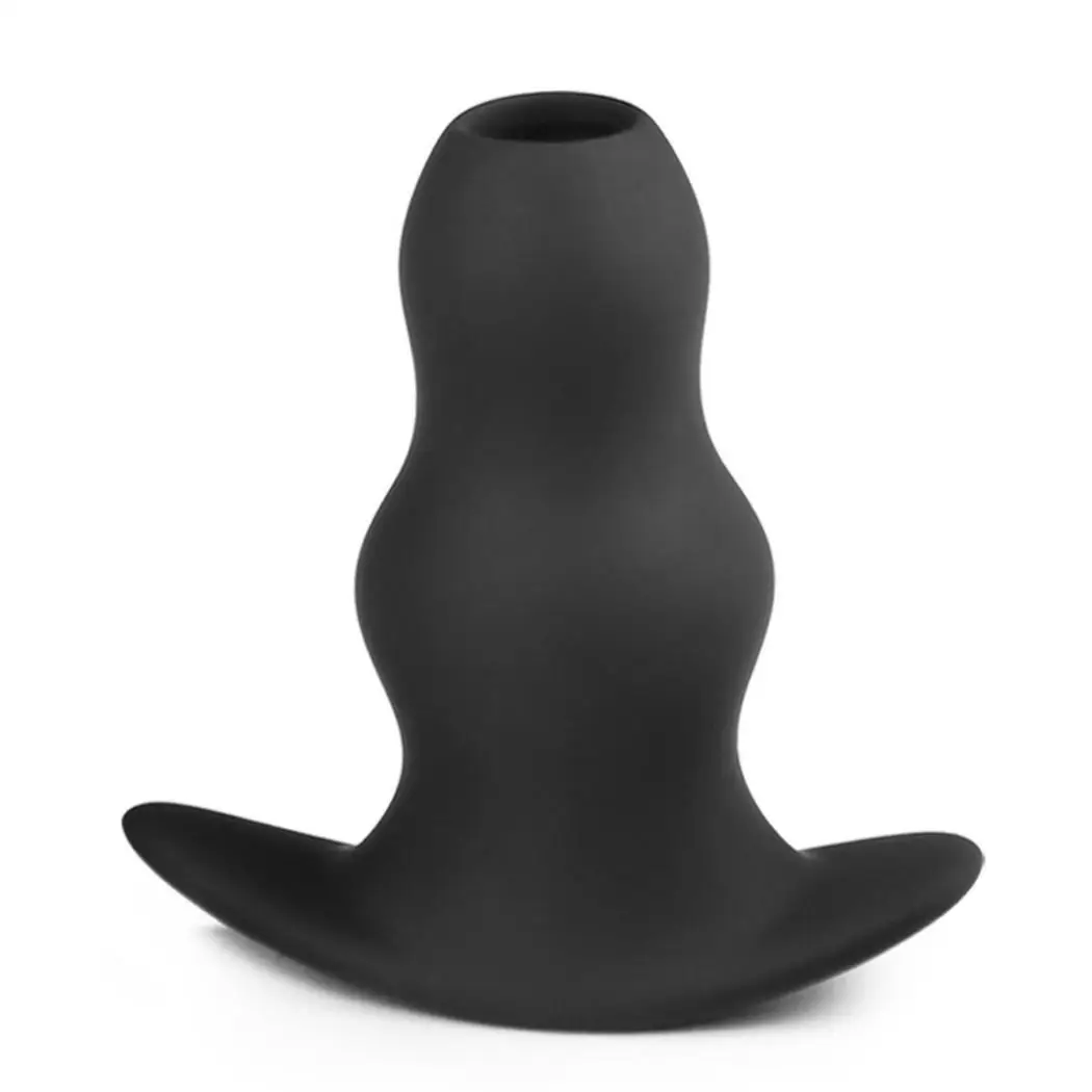 LI BO Adult Stimulate Sex Beads Silicone Manual Pull Hotel G-spot Bedroom Hollow-Design Anal Home Black Plug Toys |