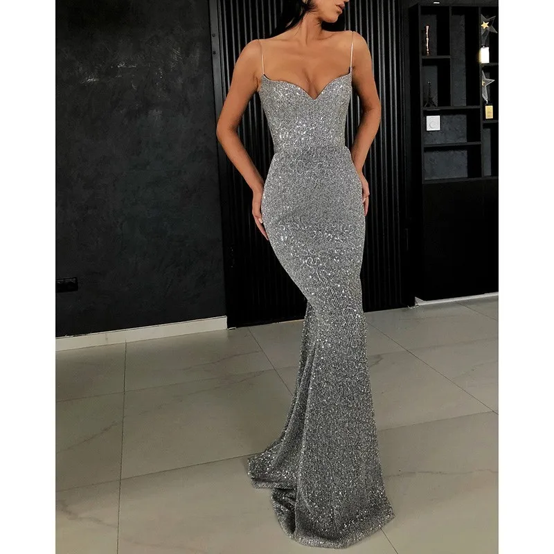 Попробуйте все женские сексуальные вечерние платья лето 2019 новое платье русалки