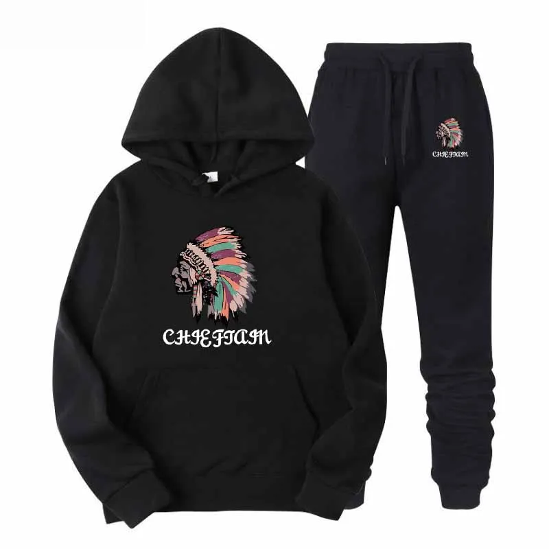 Новинка 2019 весенний комплект Мужская модная спортивная одежда спортивные