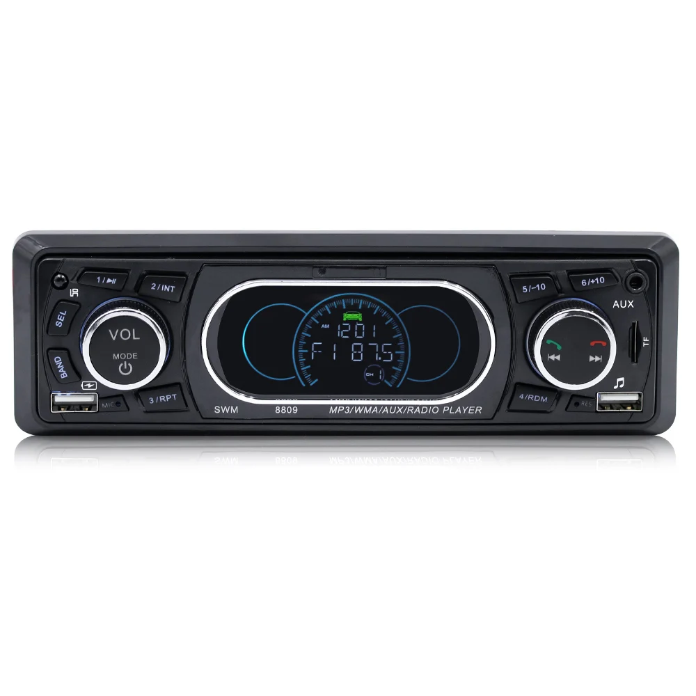 Автомобильный MP3-плеер SWM 8809 с Bluetooth стереопроигрыватель FM-радио AUX TF-картой