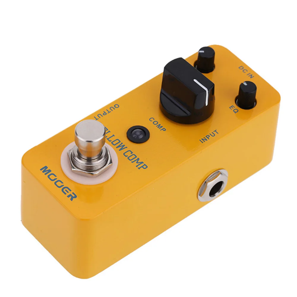 BMDT-Mooer Yellow Comp Mini Optical Compressor Effect Pedal for Electric Guitar True Bypass | Спорт и развлечения