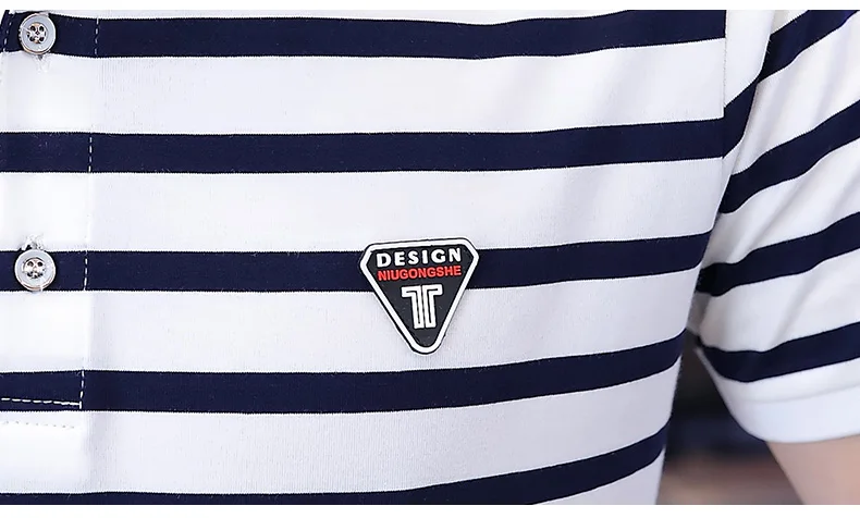 Cheap wholesale 2017 New men's Lapel half-sleeve shirt Summer fashion POLO | Мужская одежда