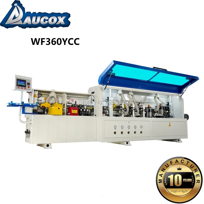 WF360YCC pre-фрезерование, склеивание, Концевая резка, грубая обрезка, тонкая обрезка, скрапание, канавок и полировка