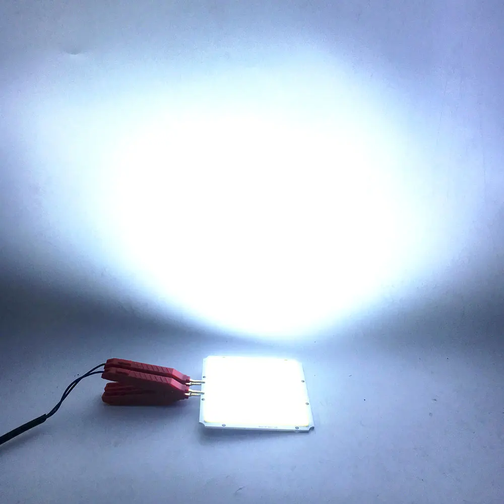 

100*95mm Dimmable LED Panel Lamp 50W COB Light Bulb with Dimmer Controller 12V 220V Lighting for Indoor Outdoor Car Lights DIY