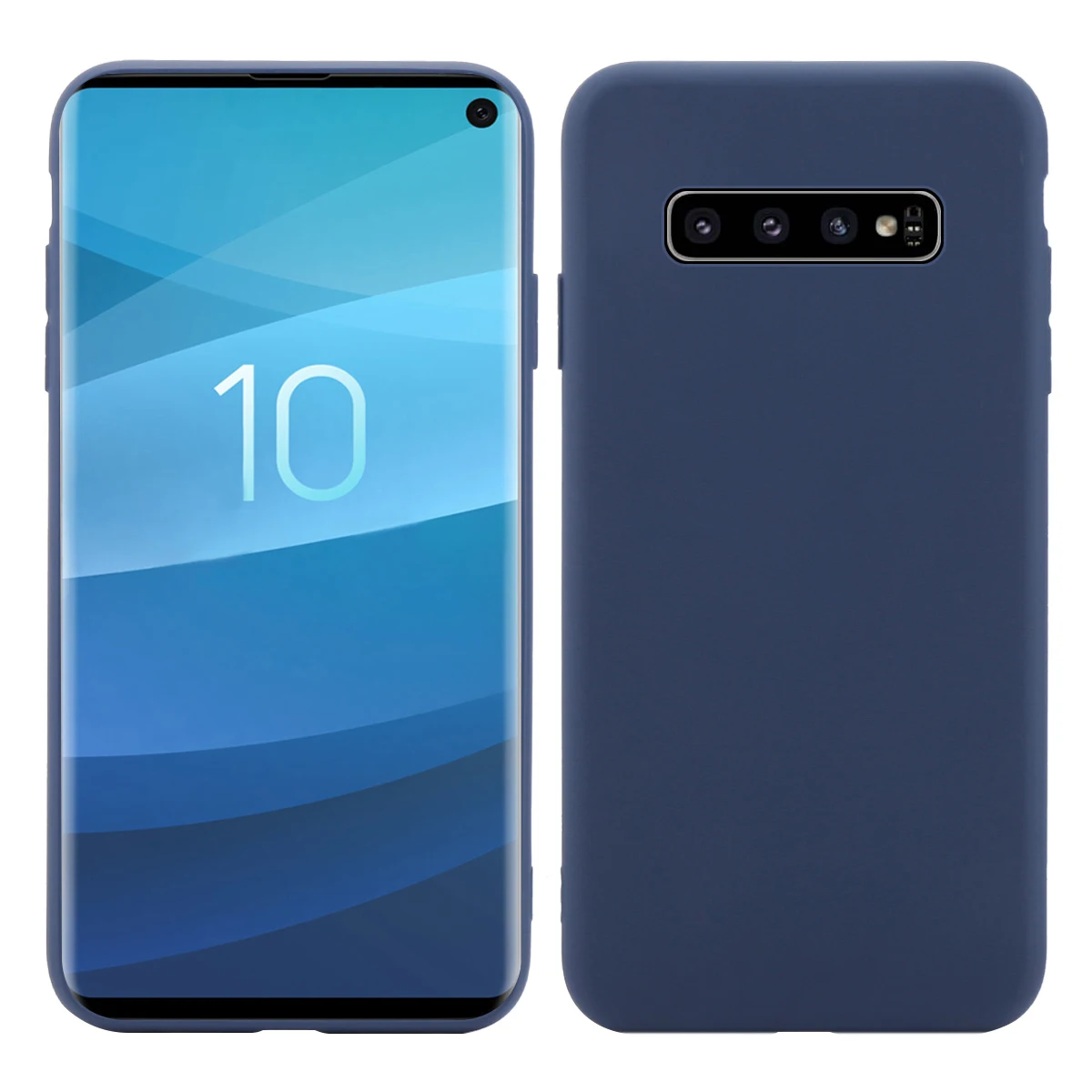 Чехол для Samsung Galaxy S10 Plus S10E мягкий силиконовый тонкий матовый чехол-накладка