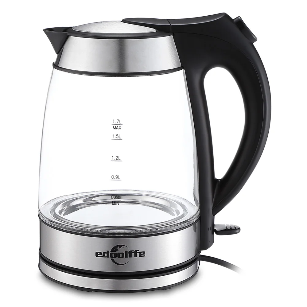 Edoolffe MD-315 1.7L большая емкость Ручной стеклянный Электрический чайник из