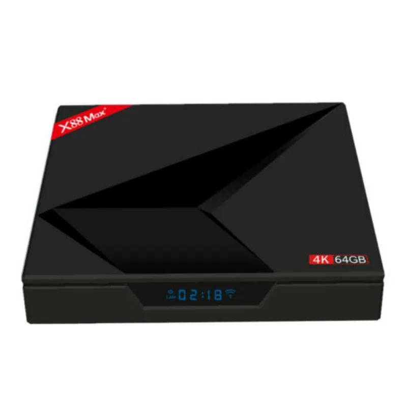ТВ-приставка X88 MAX + 4 64 ГБ Bluetooth Android 9 0 умный сетевой медиаплеер K18.0 | Электроника