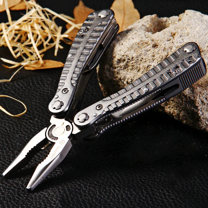 Ganzo G105 многофункциональные складные карманные плоскогубцы мини с 10 шт. отвертки