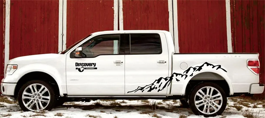 

Vinyl Decal Discovery Mountain Car Styling Car Side Door Decor Sticker for Range Rover SUV