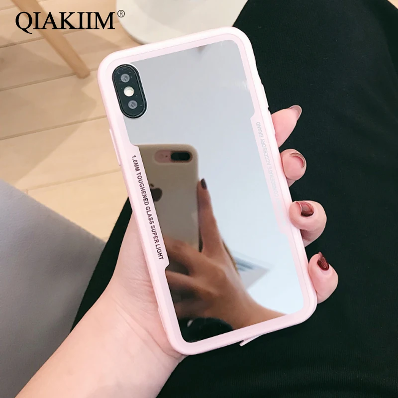 Роскошные зеркальные чехлы для телефонов iPhone 6 6S 7 8 Plus X 11 XR XS Max чехол из ТПУ Huawei P30