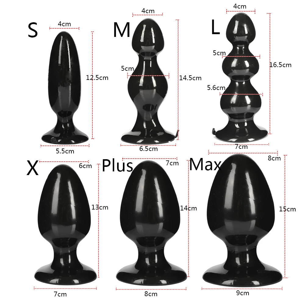 Smooth Anal Beads Silicone Butt Plug Gay Adult Sex Toys for Man Woman Anus Prostate Massage Dildo Masturbator Dilator | Красота и