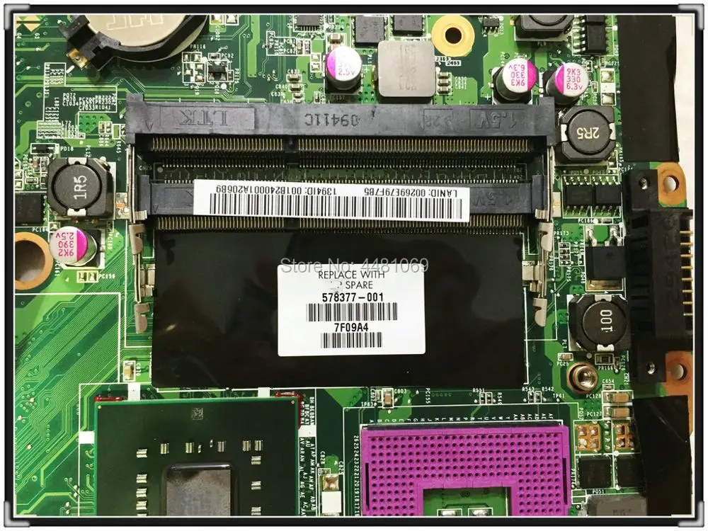 578377 001 для ноутбука HP pavilion DV6 1000 1304TX материнская плата PM45 DDR3 M96/1G чипсет 100%