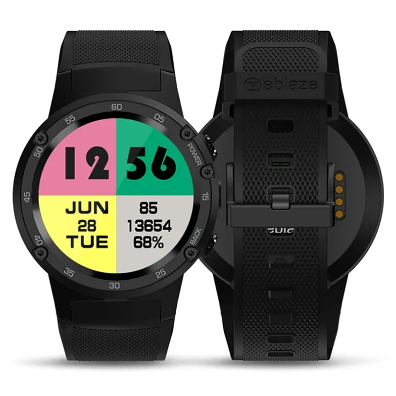 Zeblaze Тор 4 4G Smartwatch телефон Android 7 0 mtk6737 четыре ядра 1 ГБ + 16 5MP Камера 580 мАч 4G/3g/2 г вызов