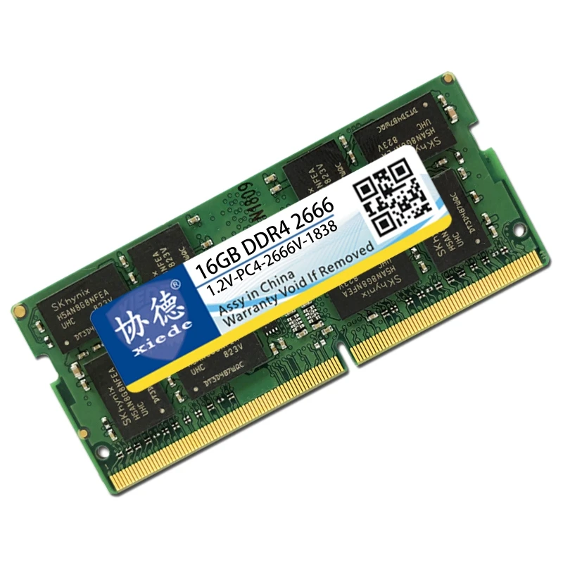 Модуль оперативной памяти для ноутбука Xiede Ddr4 2666 Pc4 2666V 288Pin Dimm 2666Mhz|Оперативная
