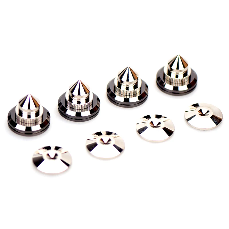 SQPP 4 комплекта колонки подставка для ног чистая медь серебро громкоговоритель