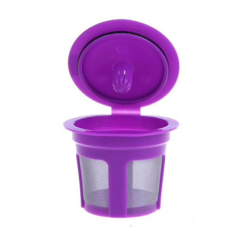 Фиолетовый для многоразового использования Кофе стручки фильтр кофе Keurig Мини