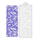 Павлинье перо кружево трафарет свадебный торт дизайн пластиковый шаблон картина трафарет для украшения Бутылка жаропрочная посуда для фондан инструмент