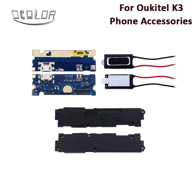 Ocolor для Oukitel K3 громкий динамик Новый Динамик наушник и usb разъем зарядная плата в