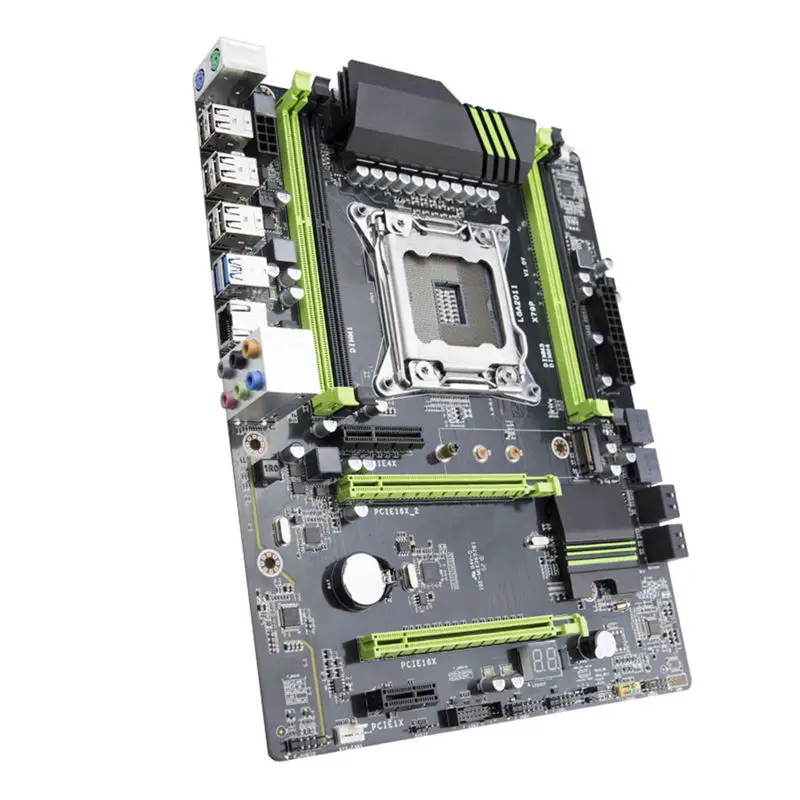 Материнская плата X79P LGA2011 ATX USB3.0 Sata3 Pci-E NVME M.2 Ssd поддержка памяти REG ECC и материнской