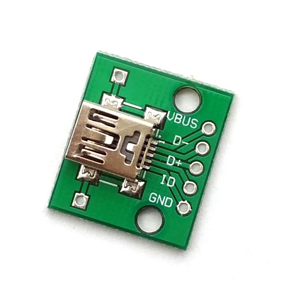 Мини адаптер USB для DIP адаптера преобразователь 2 54 мм печатной платы DIY источник