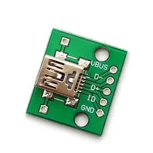 Мини адаптер USB для DIP адаптера преобразователь 2 54 мм печатной