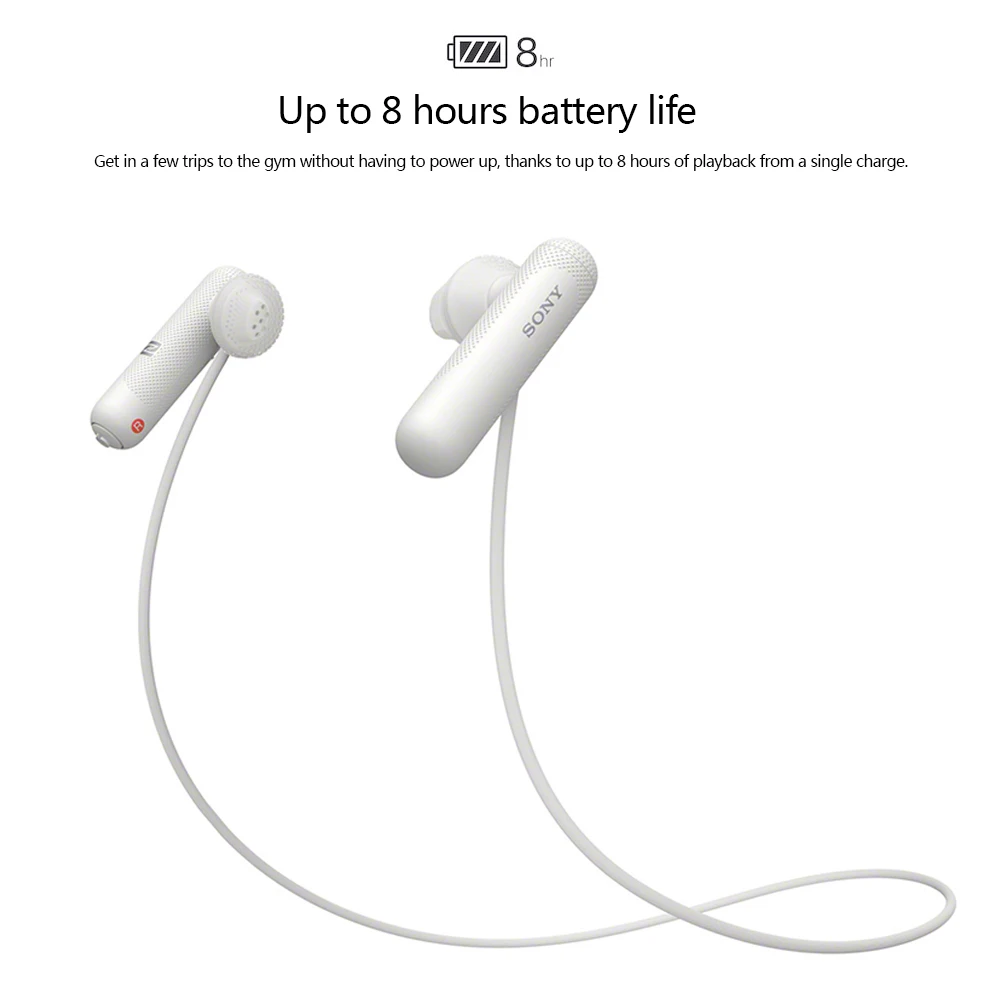 Спортивные наушники SONY WI-SP500, беспроводные bluetooth-наушники IPX4, влагозащищенная гарнитура с микрофоном