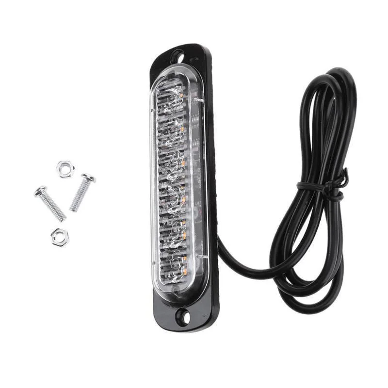 DC 12 ~ 24 V красный светодиодный автомобильный предупредительный маячок аварийная