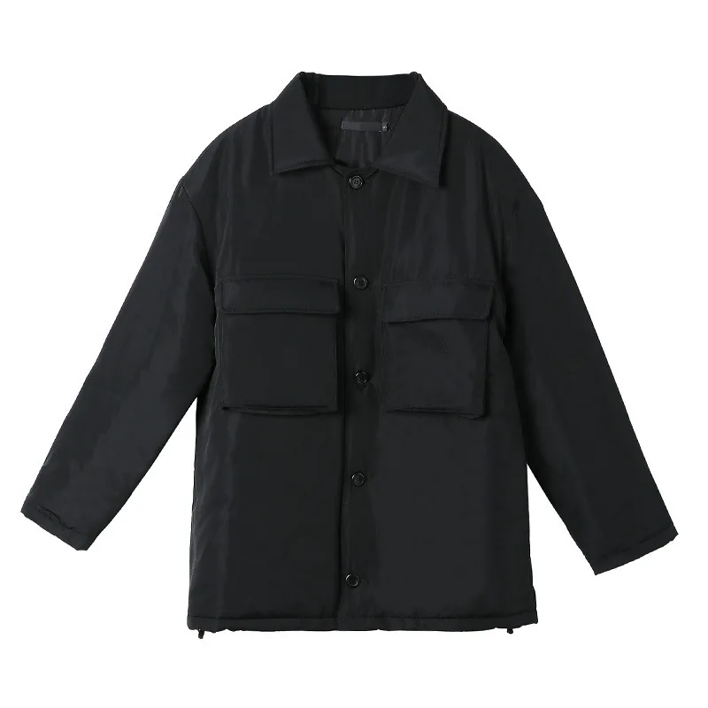 

Korean winter parkas female large size loose parkas jacket long padded thick warm parkas coat women winter 17112