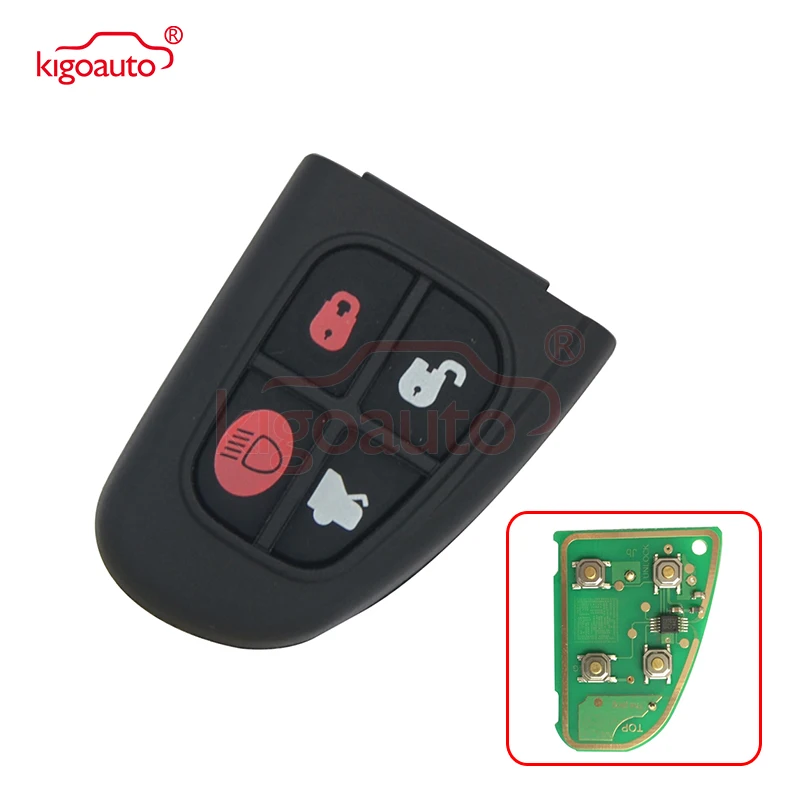 

Kigoauto Remote Control Car Key Fob Remote key fob 4 button 434Mhz for Jaguar X S XJ XK NHVWB1U241