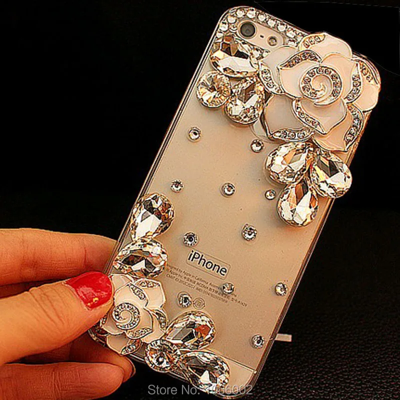 Горячие Роскошные 3D Цветок Bling Кристалл ТПУ жесткие чехлы для huawei P Smart 2019 Honor 10 9 Lite