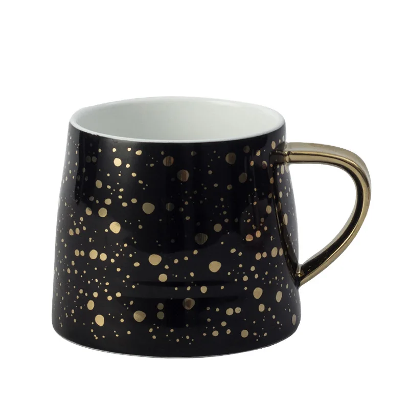 

Ceramic Coffee Mug Gold Painting Coffee Tea Cup Love Gift Drinkware Tools