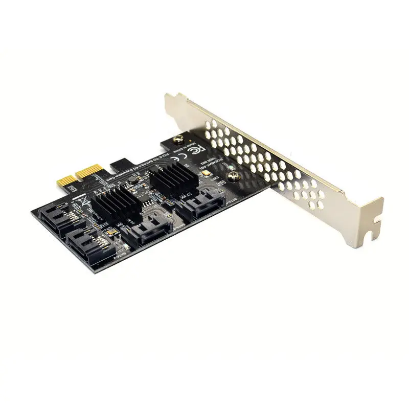 Pcie Pci Express до 6G Sata3.0 4-портовый Sata Iii плата адаптера расширения/конвертер Riser