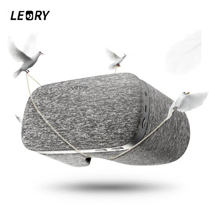 LEORY 5.5Inch Cloth VR Glasses bluetooth Light Breathable Hardware Acceleration 3D With USB TF Card WiFi 4KOutput | Электроника