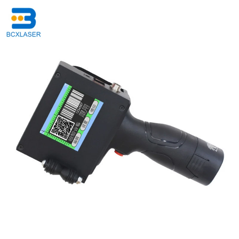 Handheld printer for batch bar qr date code hand held printing machine TIJ inkjet new easy control portable handheld inkjet batch code printer made in china cheap price
