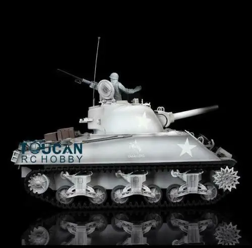 Heng Long 1/16 Snow 6 0 инфракрасная боевая система модернизированная Sherman RC Tank 3898