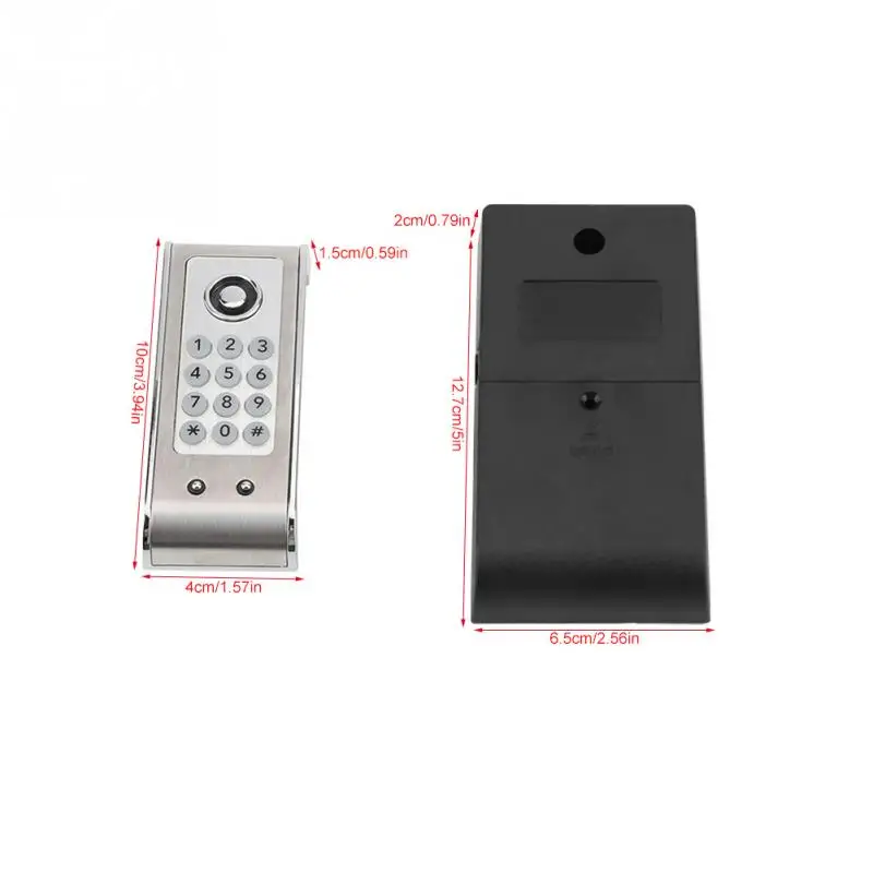 10 Dial Digits Coded Combination Lock Stainless Steel Cam Cabinet Spa Locker Keyless Password Security Anti-Theft Numberal | Обустройство