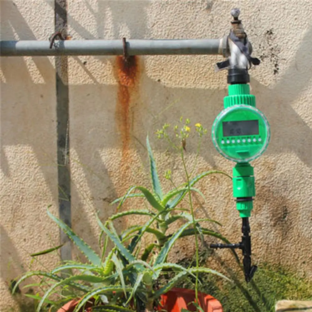 Adeeing зеленый автоматический садовый контроллер для наружного орошения система