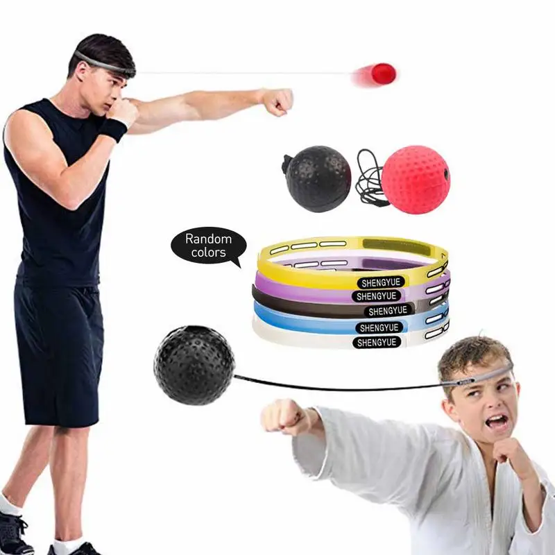 2 сложности боксерский мяч на голову скоростной для тренировки реакции и