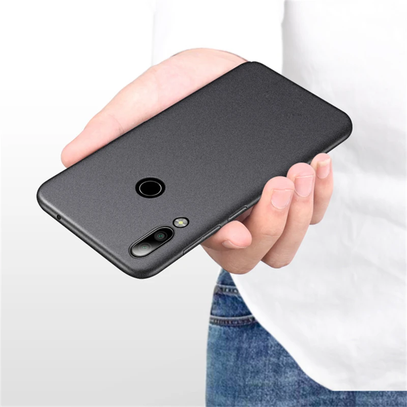 Тонкий жесткий чехол с песчаником для Huawei P Smart Plus P10 P20 Lite Pro P8 P9 Mini 2016 2017 защитный