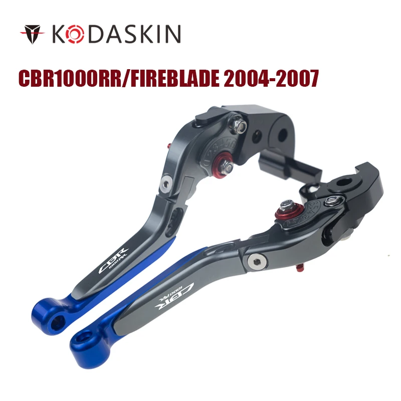 

KODASKIN левое и правое Складные Выдвижные сцепные рычаги для Honda CBR1000RR/FIREBLADE 2004-2007