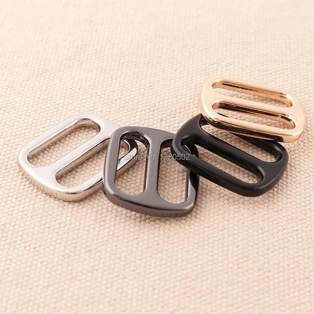 

10pcs/lot metal Tri-Glide Slider Strap Buckle for 25mm webbing strap Belt bag garment Leather Craft