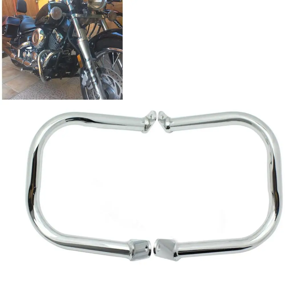 Защитный бампер для мотоцикла Бампер безопасности Yamaha Vstar 400 650 Classic Custom Dragstar DS400 1996