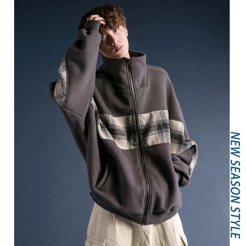 2018 осенние и зимние повседневные плюс бархатные толстые свободные решетки