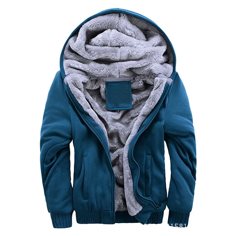 

Флисовая теплая мужская куртка для осени и зимы, мужская повседневная однотонная парка для колледжа и подростков, ветровка, красная серая в...
