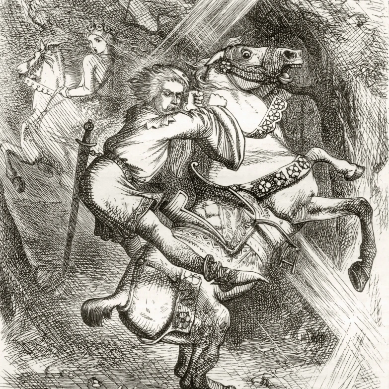 Иллюстрация J. Tenniel к стихотворению предупреждение богохульника Предупреждение