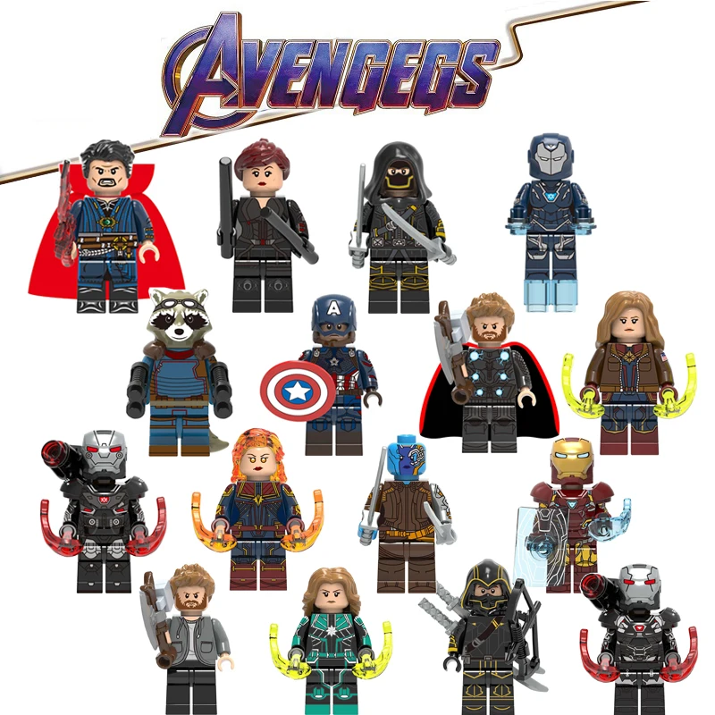 Конструктор Legoed Marvel супергерои Железный человек Тор строительные блоки фигурки