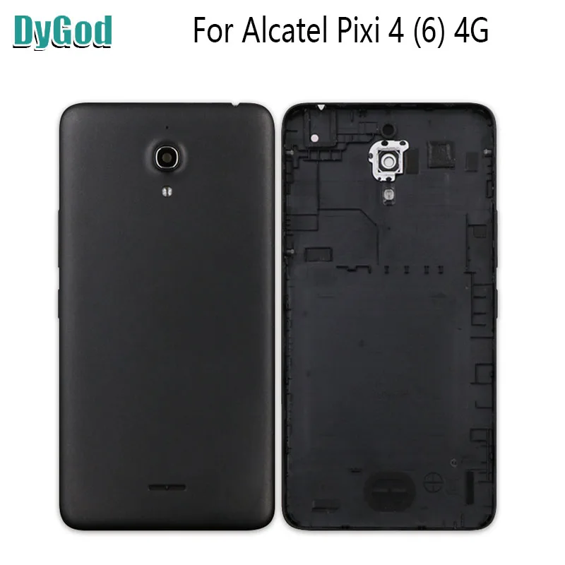 DyGod For Alcatel Pixi 4 (6) 4G OT-8050D 8050D New Battery Door Back Cover Housing Case With Camera Lens+Power Volume Buttons |